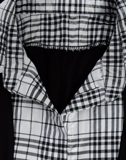 Дамска риза с къс ръкав