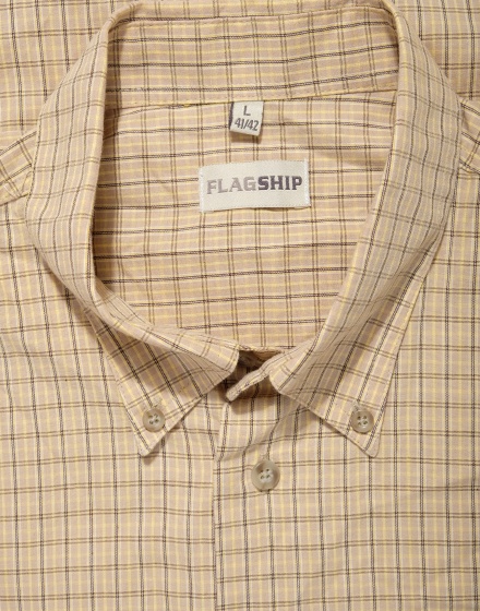 Мъжка риза с къс ръкав Flag Ship