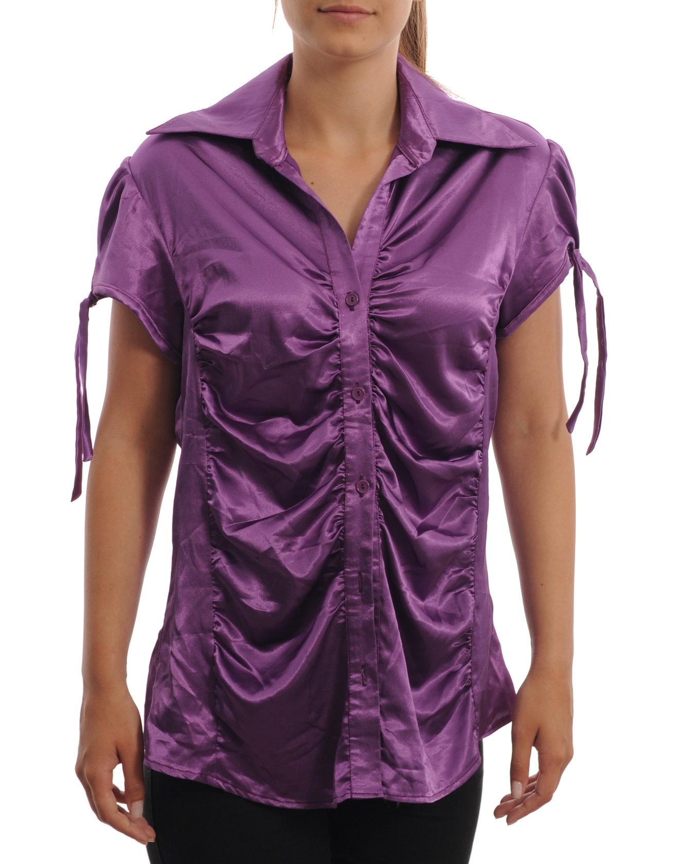 Дамска риза с къс ръкав Opal