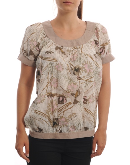 Дамска блуза с къс ръкав Papaya