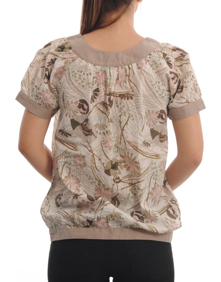 Дамска блуза с къс ръкав Papaya