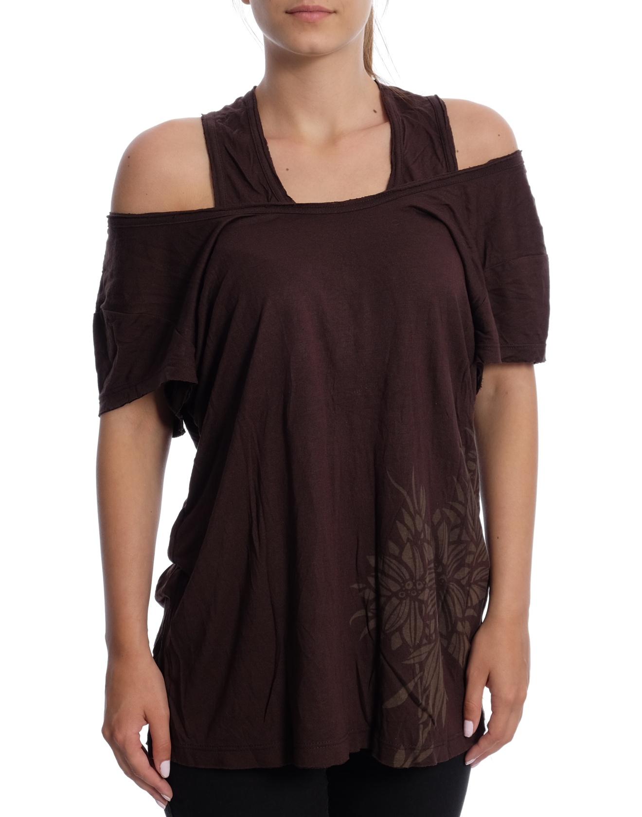 Дамска блуза с къс ръкав H&M