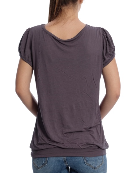 Дамска блуза с къс ръкав