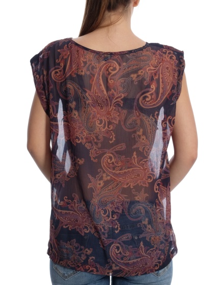 Дамска блуза с къс ръкав Green Point