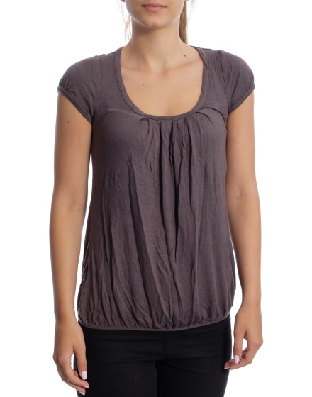 Дамска блуза с къс ръкав