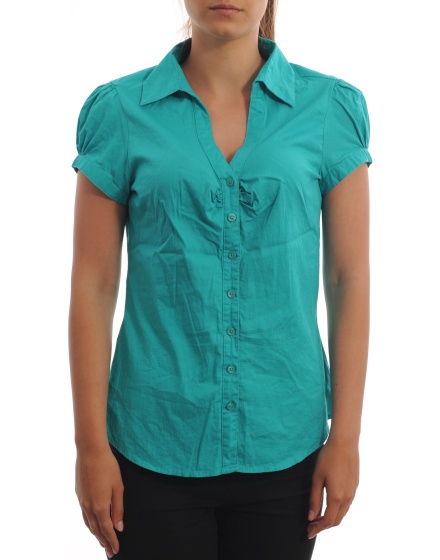 Дамска риза с къс ръкав Terranova