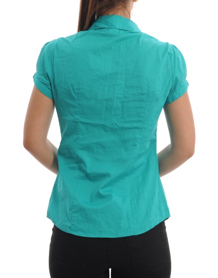 Дамска риза с къс ръкав Terranova