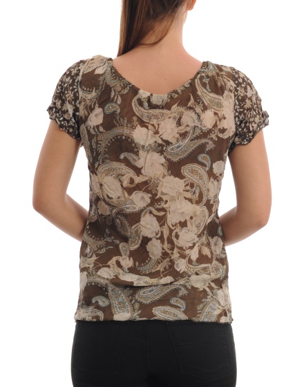 Дамска блуза с къс ръкав Morgan