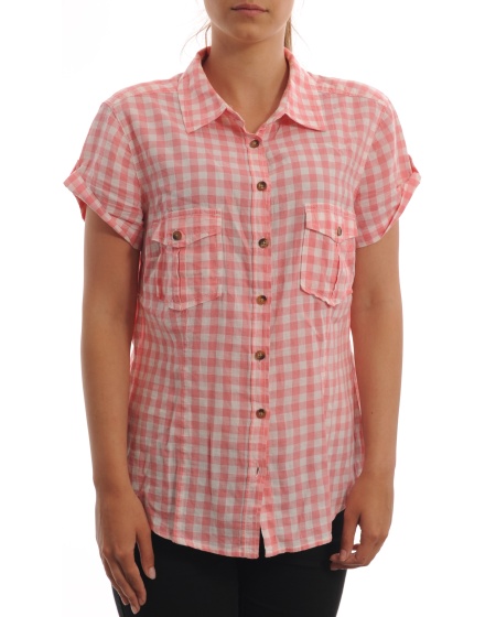 Дамска риза с къс ръкав H&M