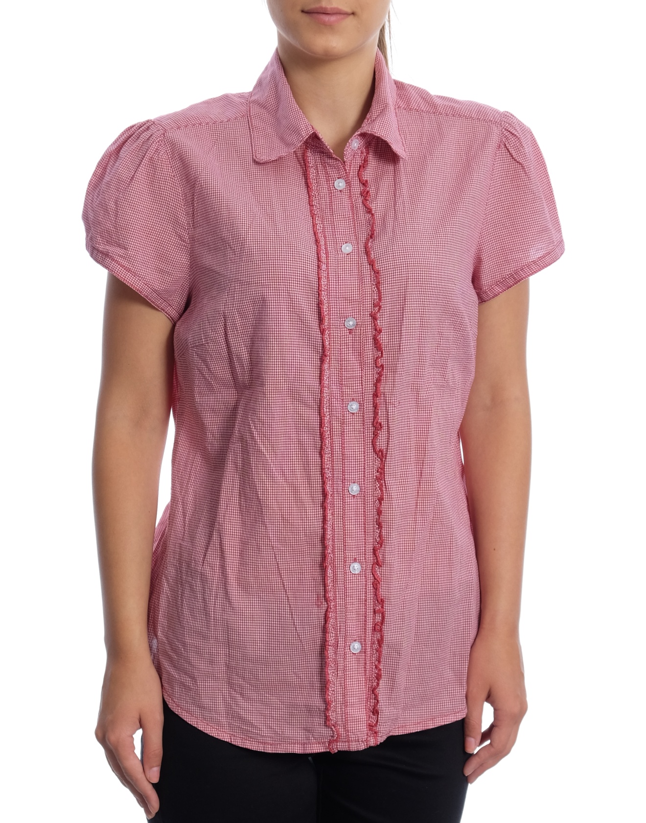 Дамска риза с къс ръкав H&M