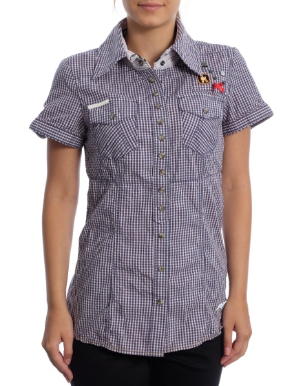 Дамска риза с къс ръкав KHUJO