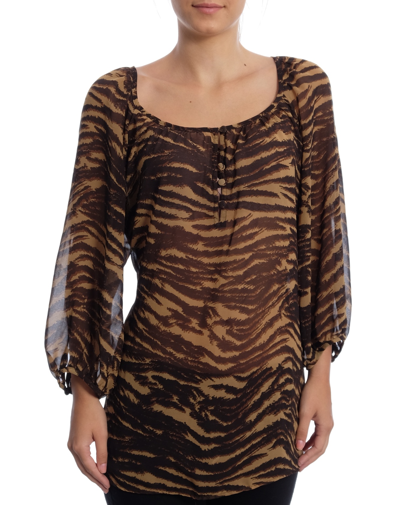 Дамска блуза с къс ръкав H&M