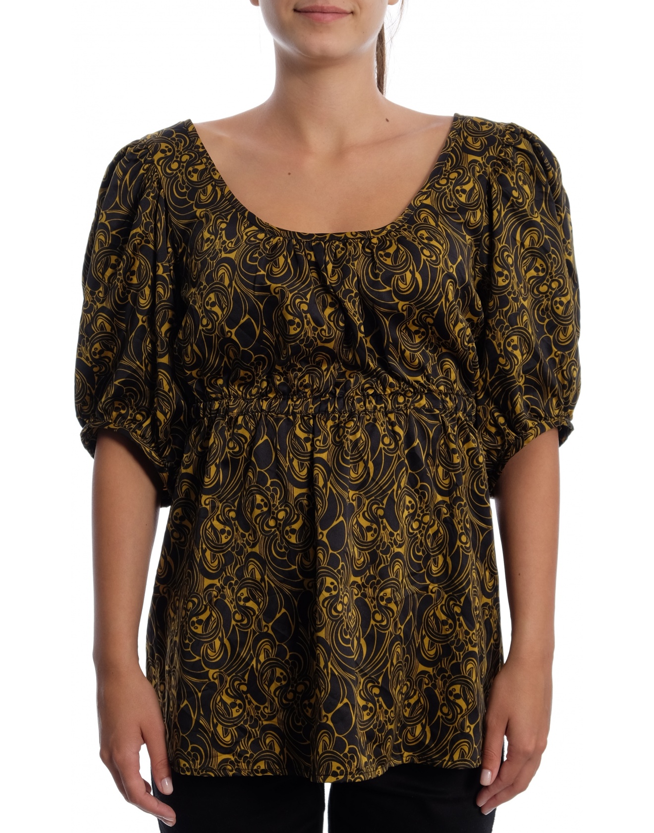 Дамска блуза с къс ръкав H&M