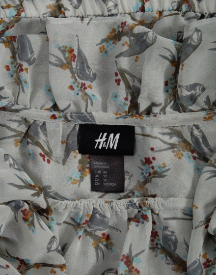 Дамска блуза с къс ръкав H&M