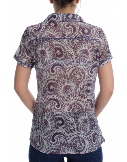 Дамска риза с къс ръкав Golden's