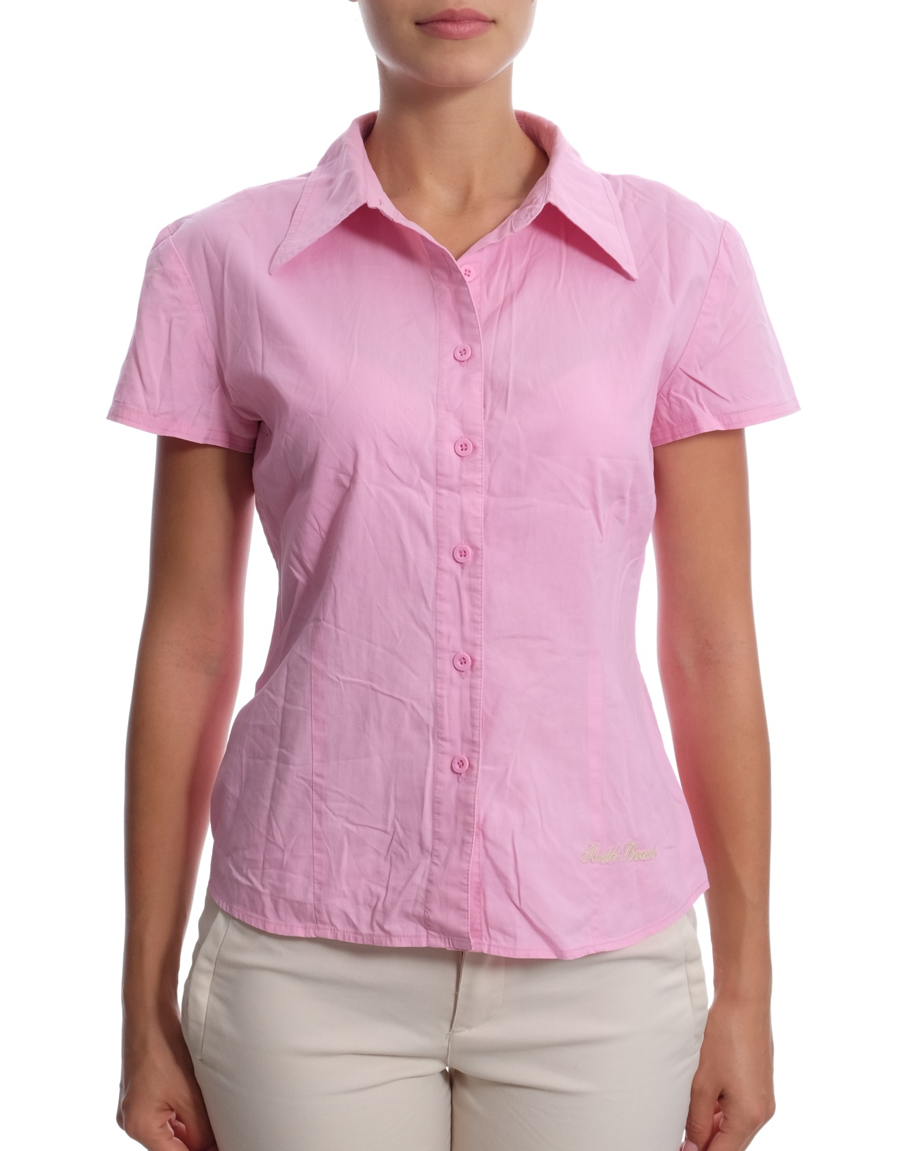 Дамска риза с къс ръкав Deep