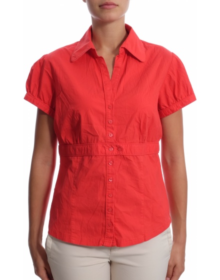 Дамска риза с къс ръкав