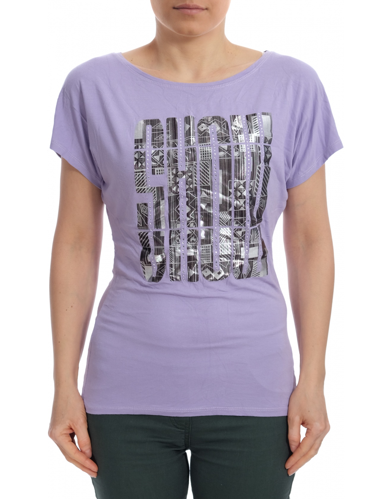 Дамска блуза с къс ръкав Missmai