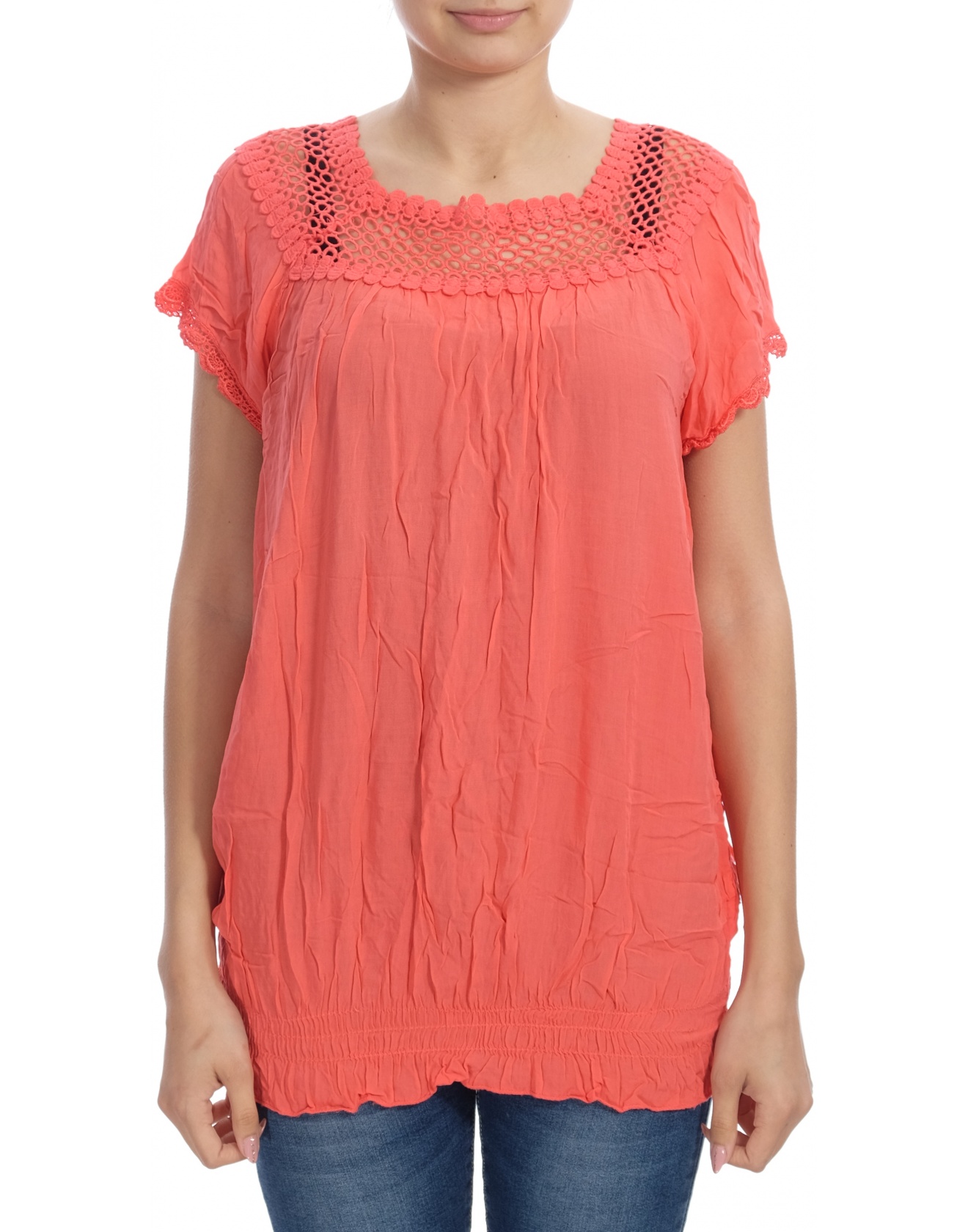 Дамска блуза с къс ръкав Made In Italy