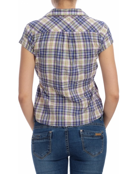 Дамска риза с къс ръкав In Extenso