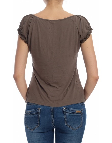 Дамска блуза с къс ръкав H&M