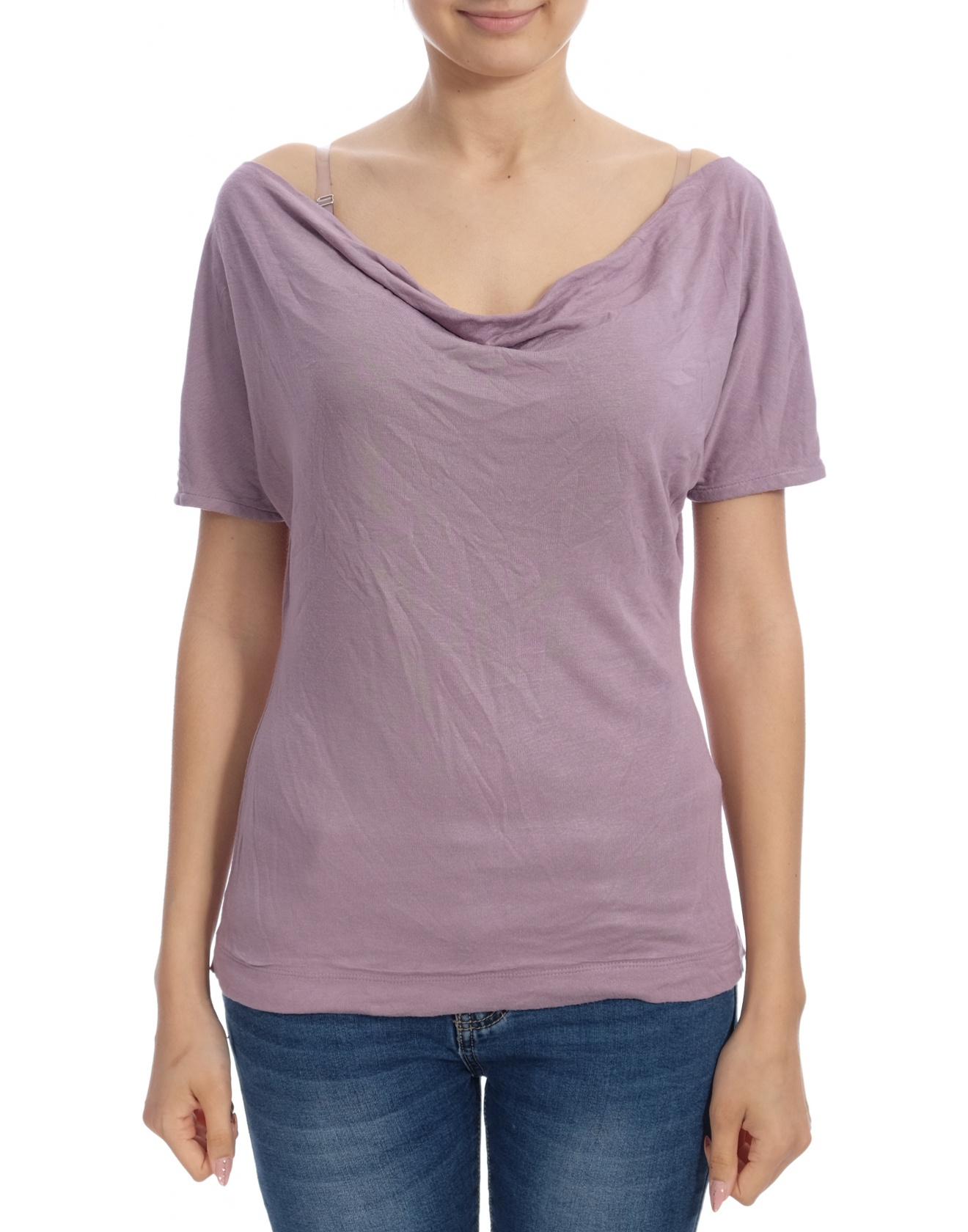 Дамска блуза с къс ръкав H&M