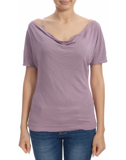 Дамска блуза с къс ръкав H&M