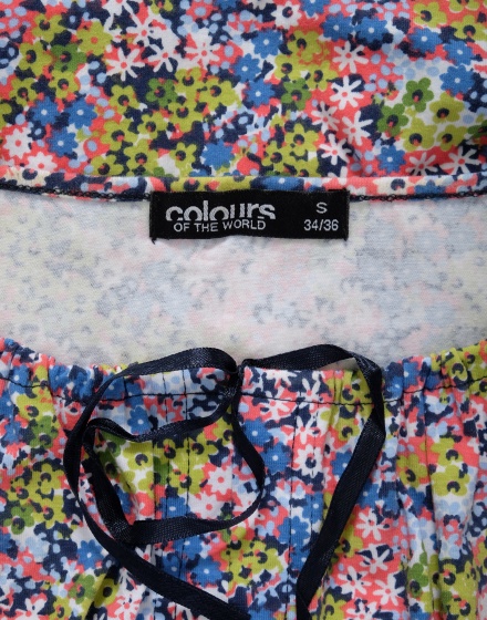 Дамска блуза с къс ръкав Colours Of The World