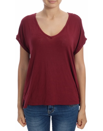 Дамска блуза с къс ръкав ZARA