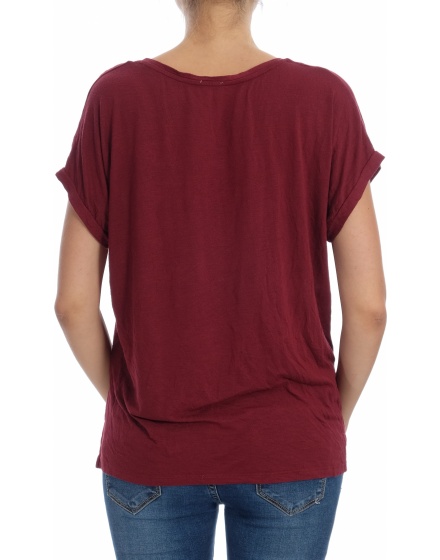 Дамска блуза с къс ръкав ZARA