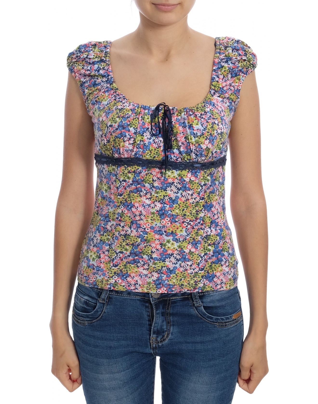 Дамска блуза с къс ръкав Colours Of The World