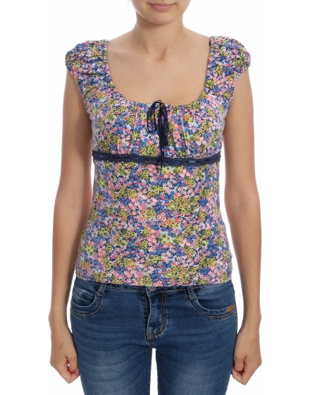 Дамска блуза с къс ръкав Colours Of The World