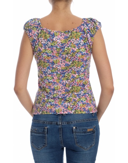 Дамска блуза с къс ръкав Colours Of The World