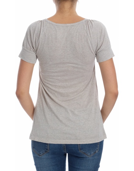 Дамска блуза с къс ръкав