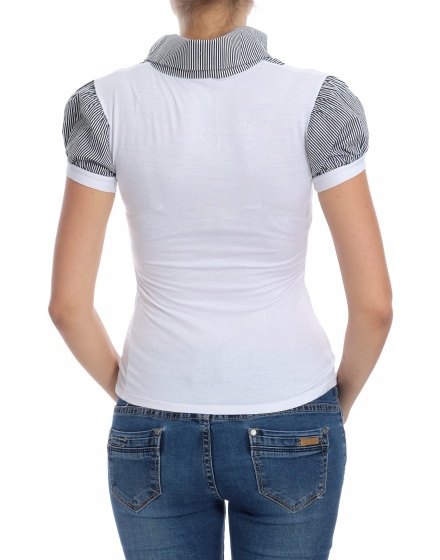 Дамска блуза с къс ръкав Made In Italy