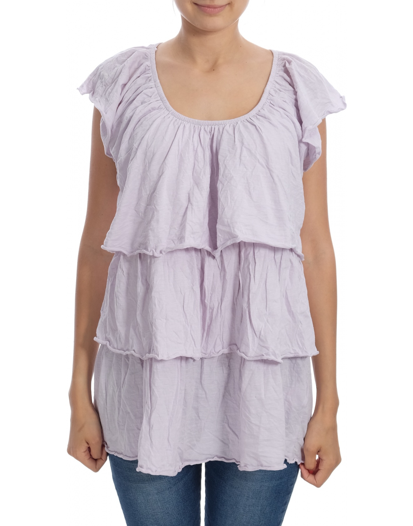 Дамска блуза с къс ръкав Yessica