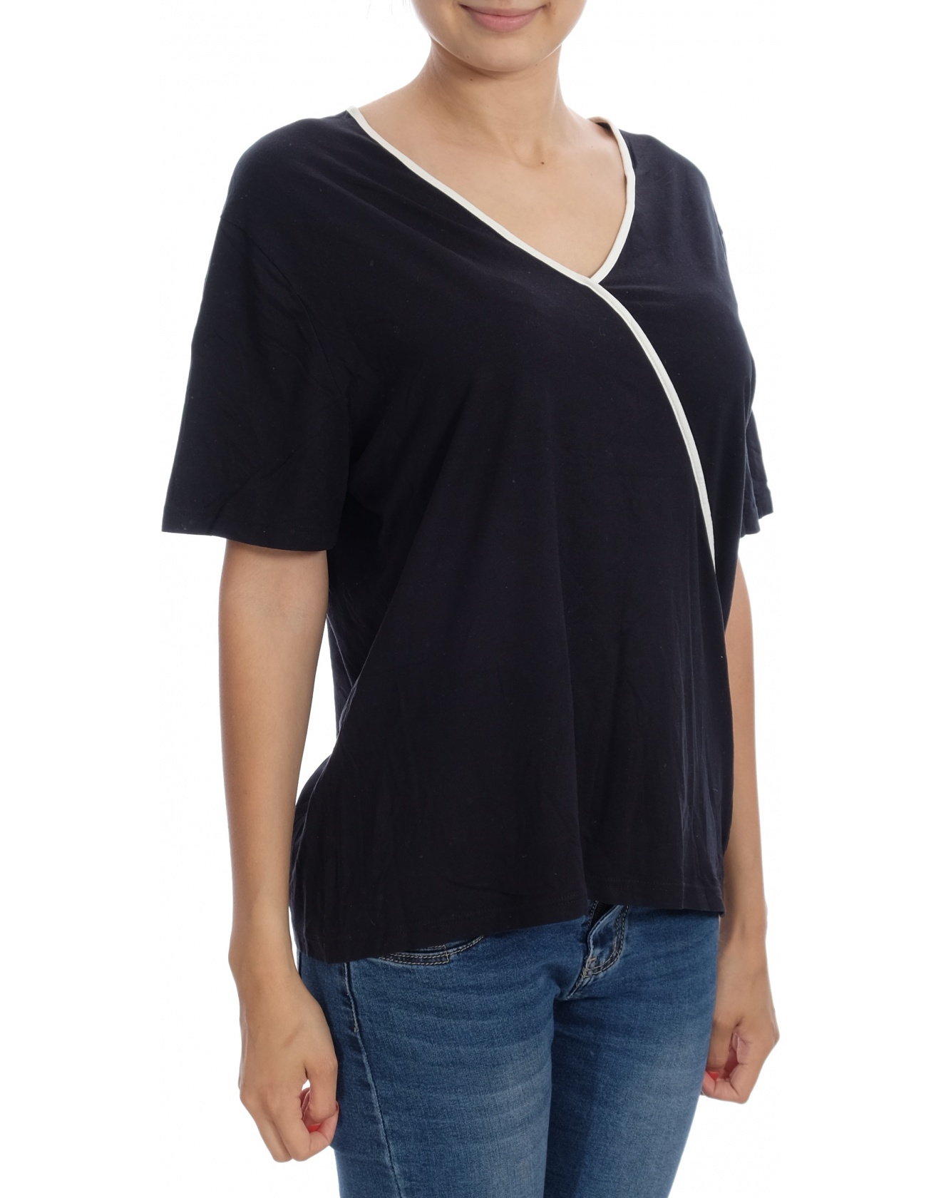 Дамска блуза с къс ръкав Nanso