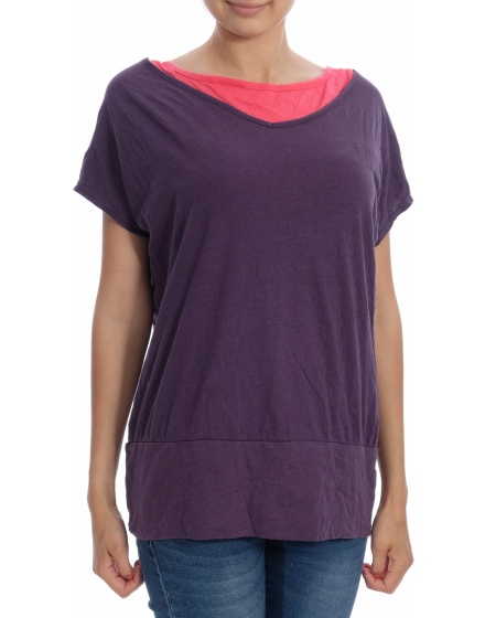 Дамска блуза с къс ръкав TCM