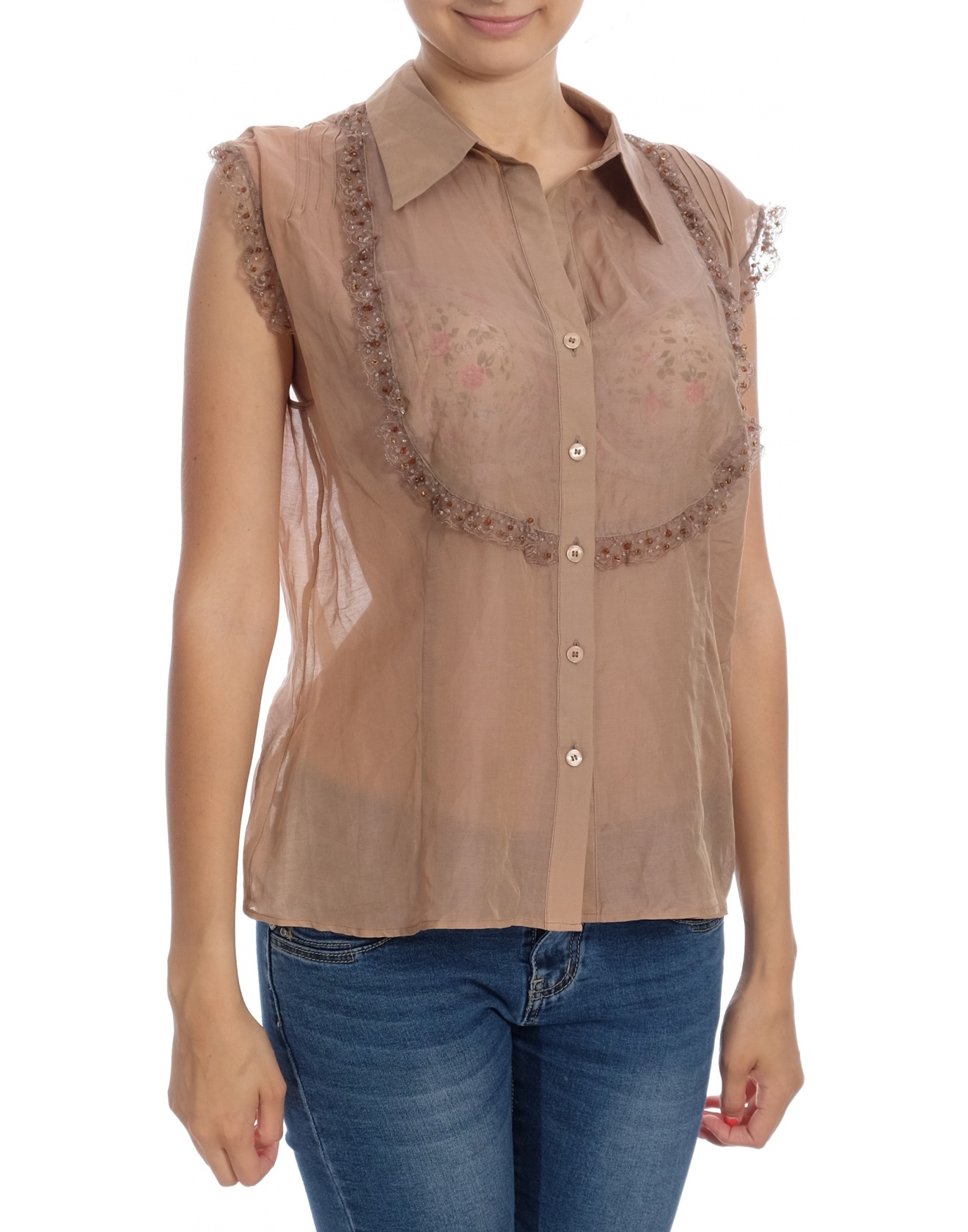 Дамска риза с къс ръкав Bobo Zander