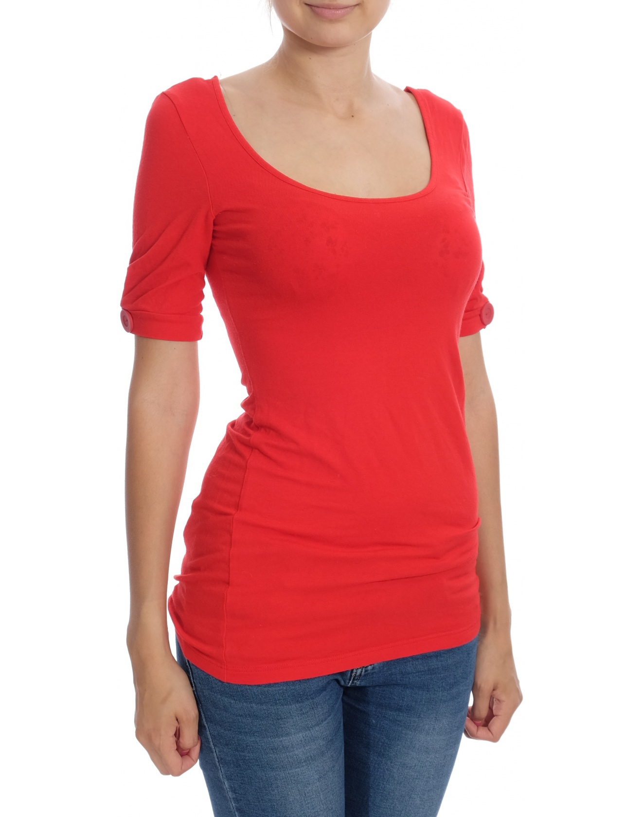 Дамска блуза с къс ръкав H&M