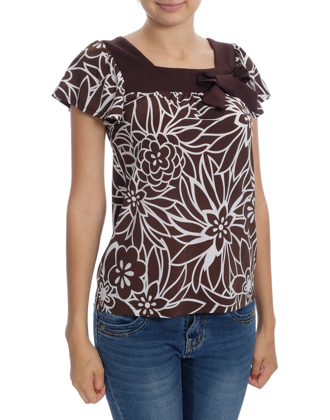 Дамска блуза с къс ръкав Prive