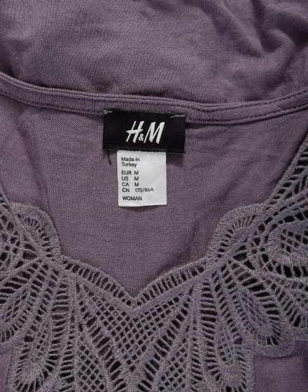 Дамска блуза с къс ръкав H&M