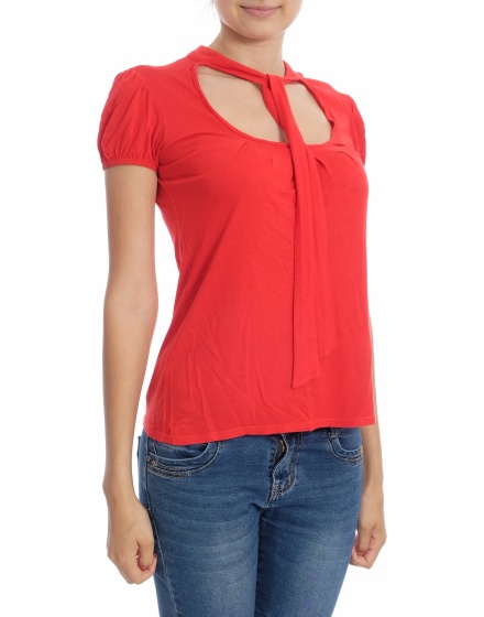 Дамска блуза с къс ръкав Dika