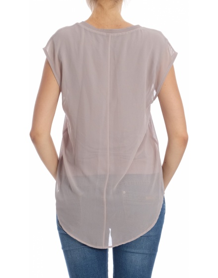 Дамска блуза с къс ръкав ZARA