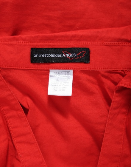 Дамска риза с къс ръкав On n'est pass des anges