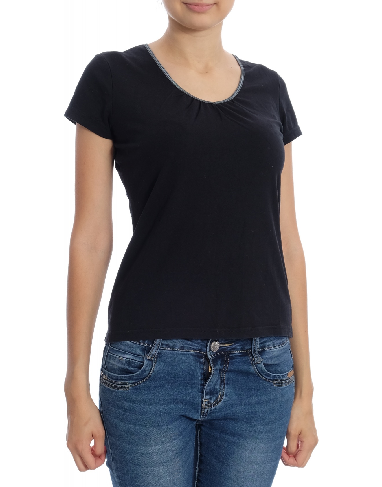 Дамска блуза с къс ръкав Lindex