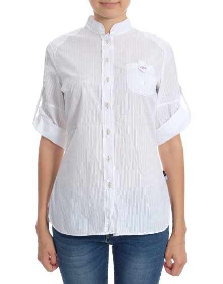 Дамска риза с къс ръкав Trussardi