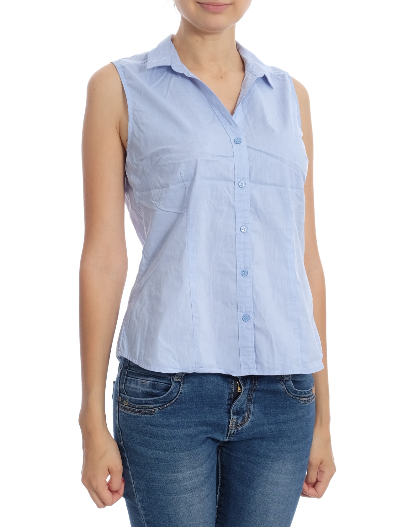 Дамска риза с къс ръкав H&M