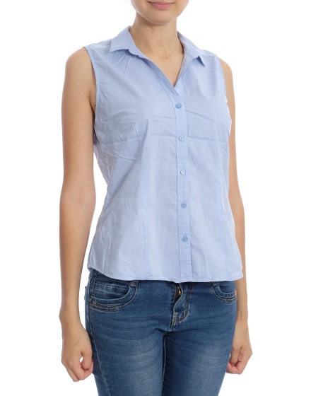 Дамска риза с къс ръкав H&M