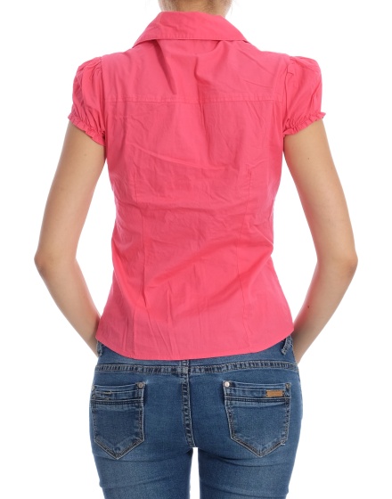 Дамска риза с къс ръкав Terranova